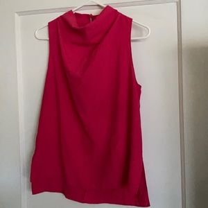 ASOS Hot Pink Cowl Neck Top
